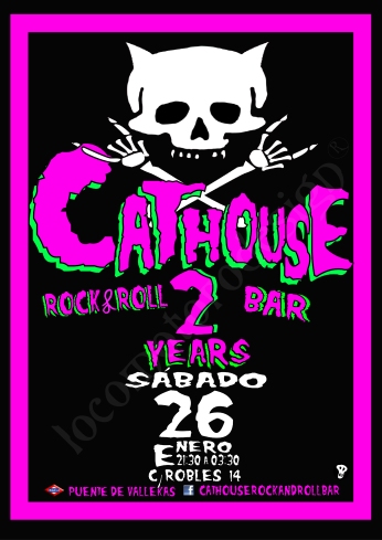 eduardo roncero, edu locomotoro, Cathouse Rock bar, (Copyright 2017)